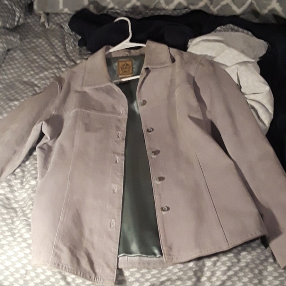 100% genuine leather grey jacket - Picture 7 of 7